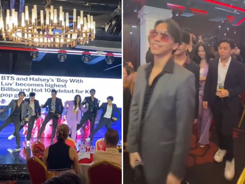 A group of young men dubbed “low budget BTS”, made up of a brother and his friends, performs at his sister's birthday party. A group of young men dubbed “low budget BTS”, made up of a brother and his friends, performs at his sister's birthday party.