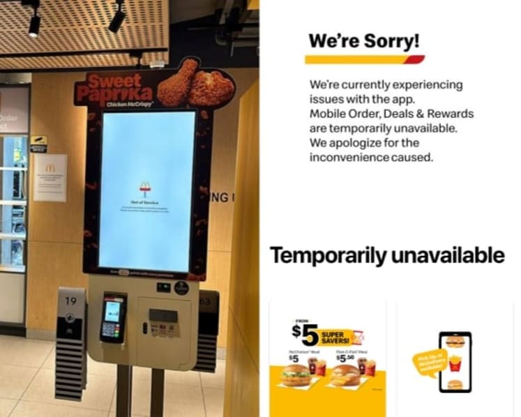 McDonald's suffers widespread system outage, disrupting operations in Asia including Singapore and Japan