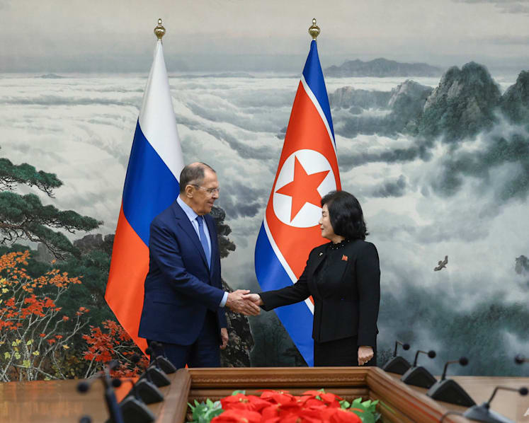 Russian foreign minister dismisses US claims of North Korea supplying munitions to Moscow