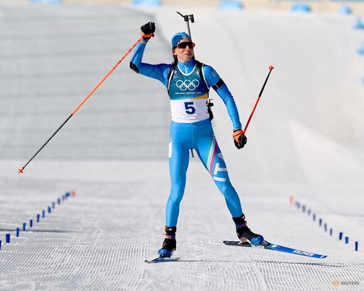 Biathlon-Vittozzi grabs gold for Italy in women's 10km pursuit