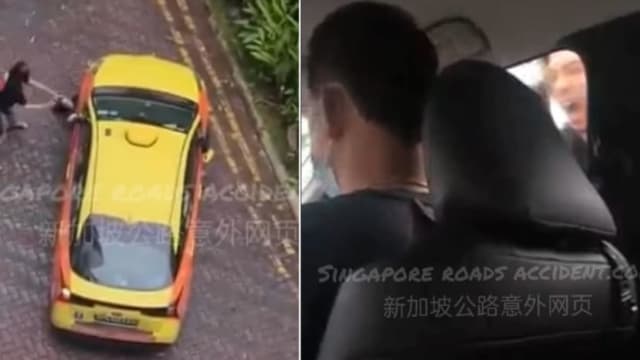 对德士司机大爆粗口 敲裂车窗 送餐员坐牢六星期