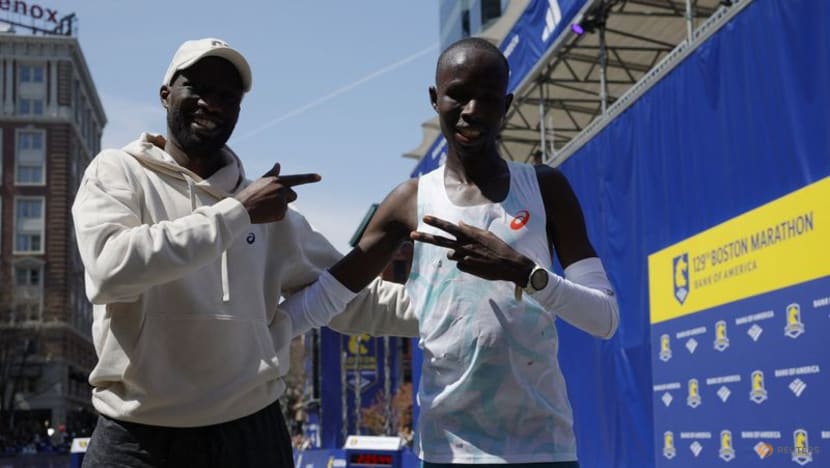 Korir wins Boston after early tumble, Lokedi denies Obiri 'three-peat'