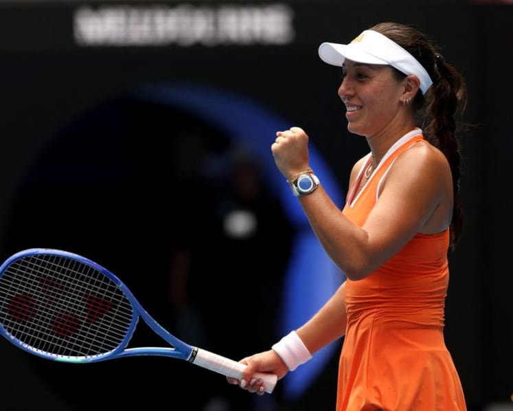 Pegula sees off fellow American Anisimova to reach first Australian Open semi