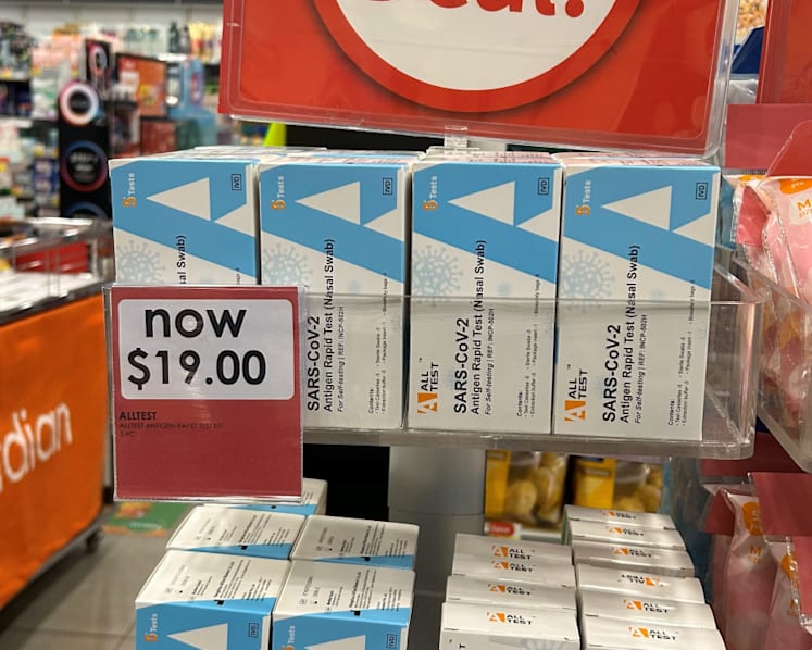 Demand for COVID-19 test kits surges amid infection wave in Singapore