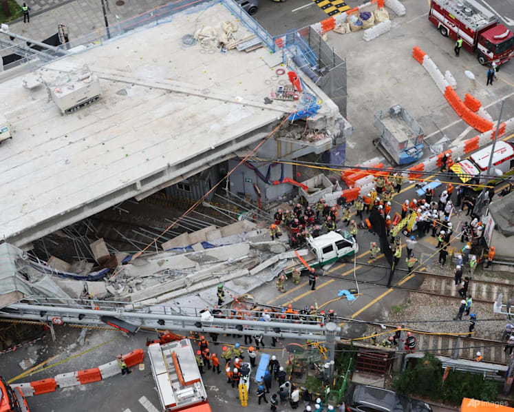 South Korea overpass collapse kills three people during safety inspection 