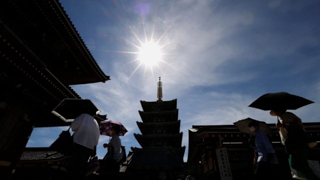 日本多地酷热温度飙破40摄氏度 四人中暑死亡
