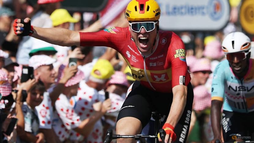 Soren Waerenskjold wins stage 11 of Tour de France