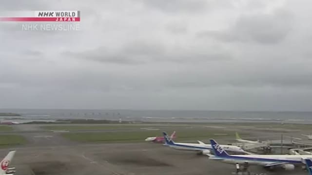 日本南部严防强台风 冲绳县预料遭强风暴雨侵袭
