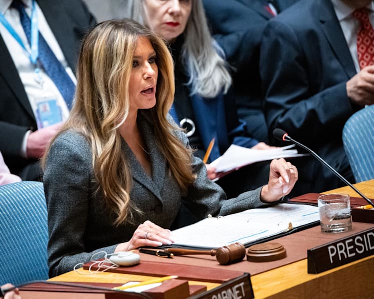 Melania Trump presides at UN Security Council meeting on children in conflict as US attacks Iran