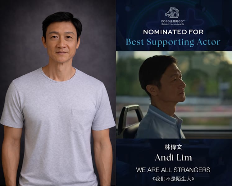 Andi Lim earns first Golden Horse nomination for We Are All Strangers after nearly 3 decades in showbusiness
