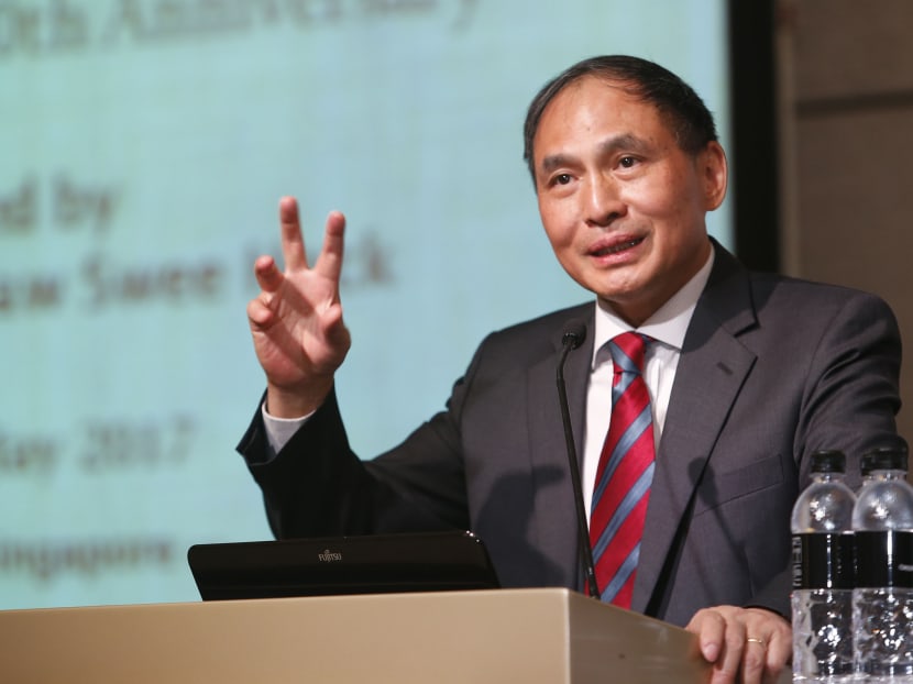 Professor Zheng Yongnian, a former professor at the National University of Singapore, speaking at a conference in 2017.