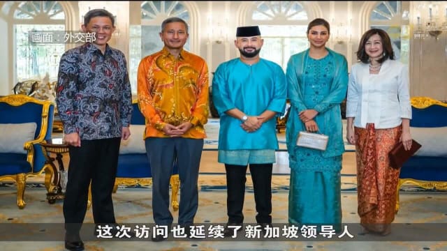维文与陈振声出席柔佛开斋节活动 期待加强新柔跨境联系