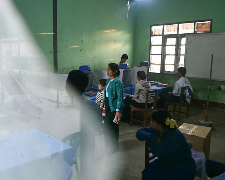 Myanmar votes in second phase of military-run election