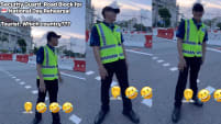 “Which Country?” Tourist Asks After Traffic Marshall Informs Him About NDP Rehearsals In S'pore