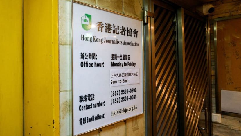 Hong Kong journalist group says dozens of journalists harassed Hong Kong journalist group says dozens of journalists harassed