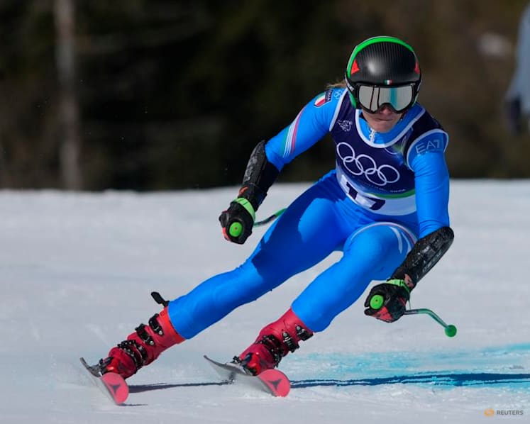 Alpine skiing-Goggia wins super-G to stretch World Cup lead