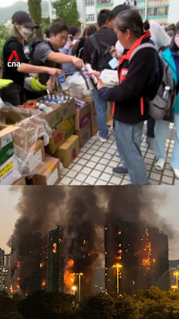 Hong Kong fire: The volunteers helping Wang Fuk Court residents