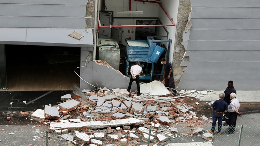 Explosion at Audi service centre in Ubi leaves 1 injured, causes part of wall to collapse