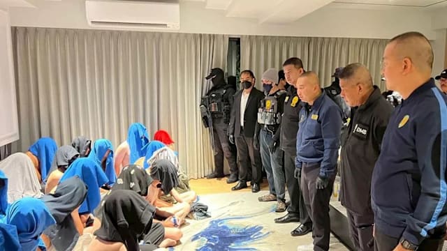 涉嫌办毒品性爱派对 泰警方逮捕29名男子