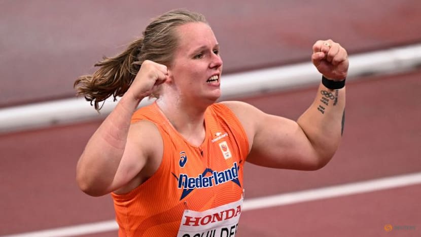 Dutchwoman Schilder takes world shot gold with final throw