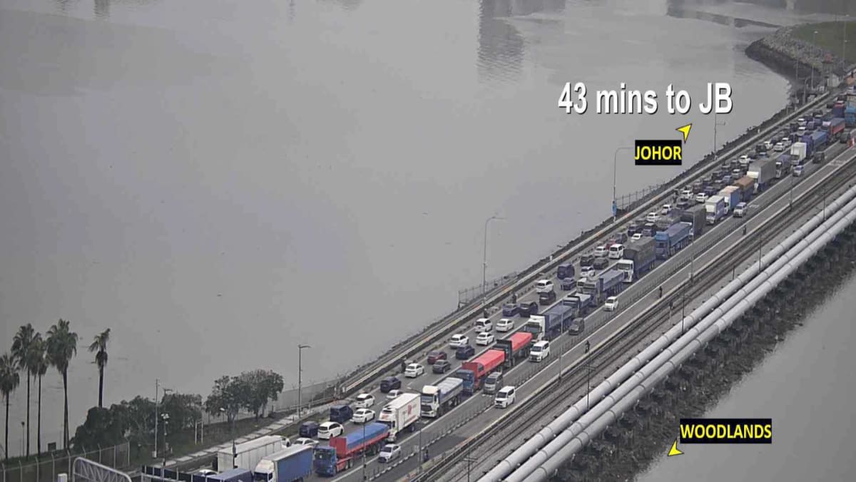 Travellers advised to defer non-essential travel to Johor as heavy rain worsens traffic at land checkpoints