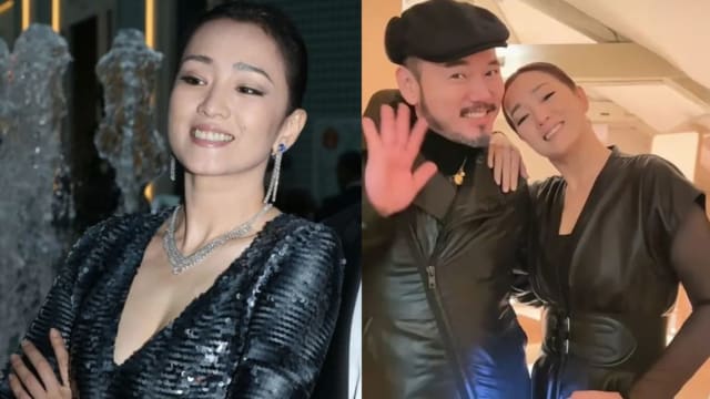 不拍戏依然神采飞扬　巩俐12月31日去旧迎新“岁”