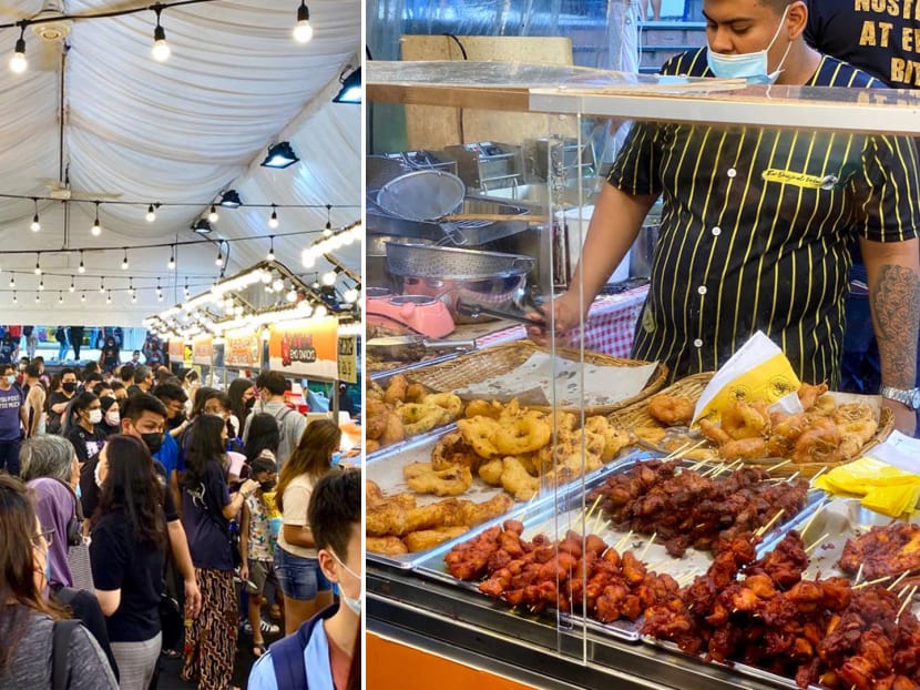 Pasar Malam Food Stalls Return To Crowds, Long Queues Pasar Malam Food Stalls Return To Crowds, Long Queues