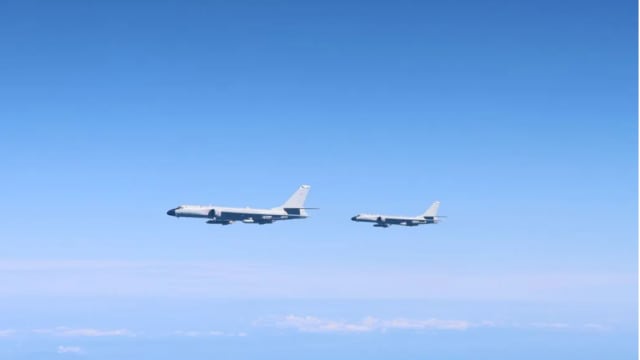 中国大陆军方在台湾周边 举行联合演习训练