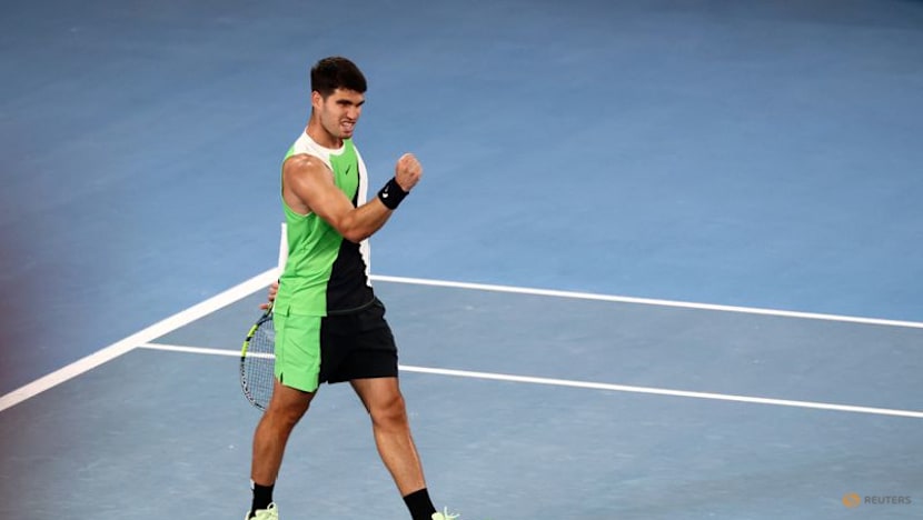 Alcaraz and Sabalenka through as fans fume on steamy day one at Australian Open
