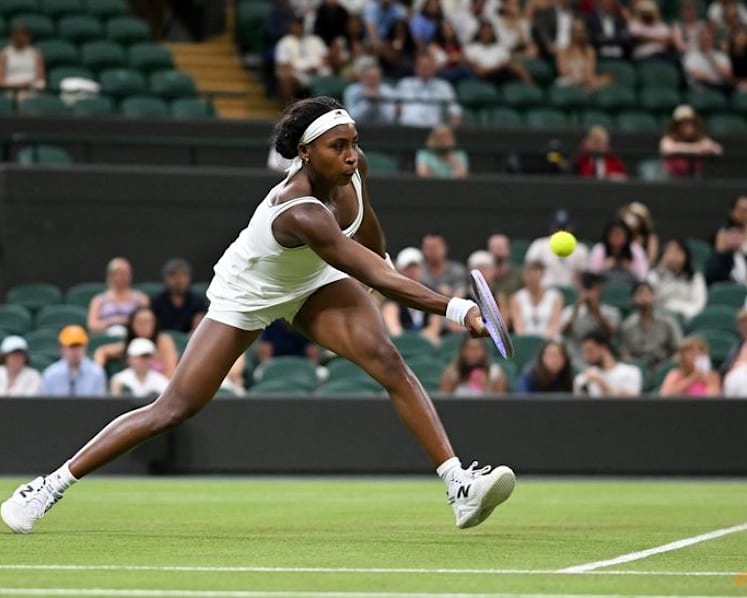 Gauff beats Bencic and a curfew to reach first Wimbledon quarters