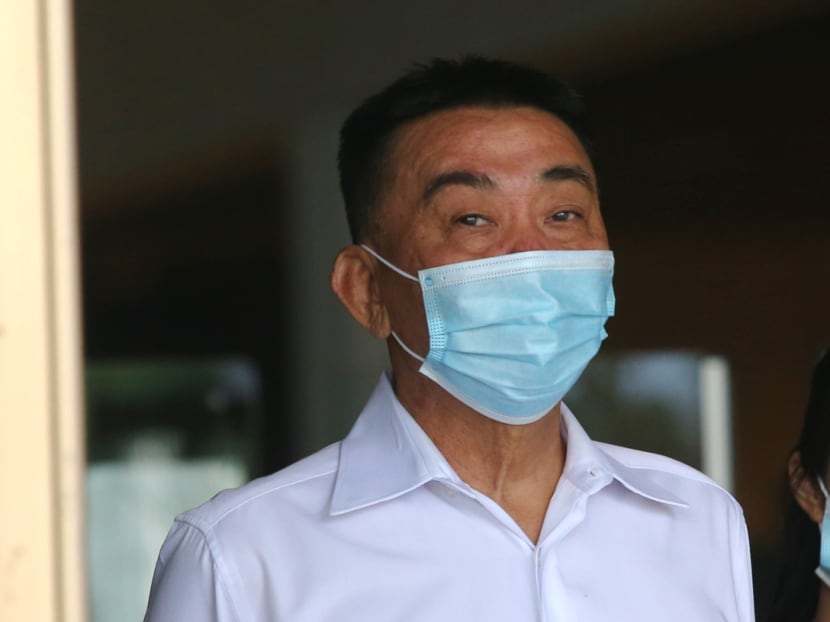 Lim Hong Liang is seen at the Supreme Court on Feb 16, 2021.