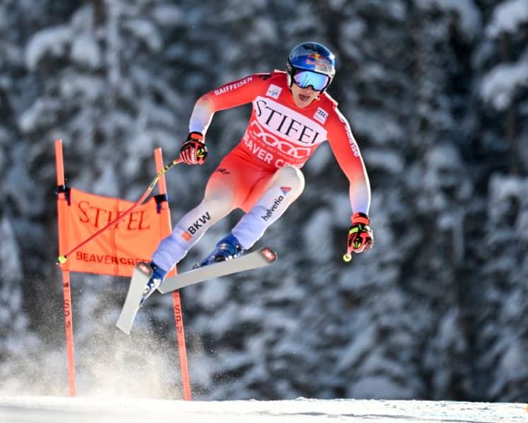 Alpine skiing-Odermatt wins Beaver Creek downhill