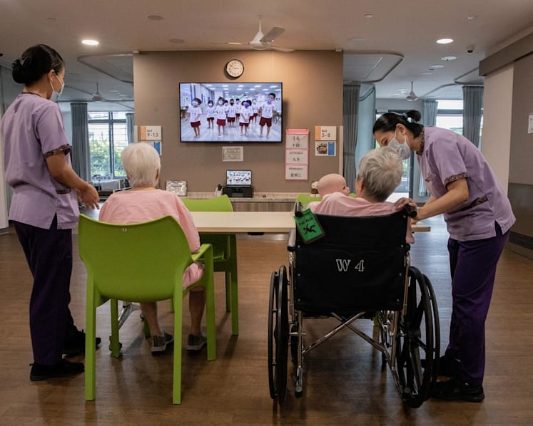 Preschool that enables children, seniors to mingle half unfilled due to lack of teachers; dozens of students on waitlist