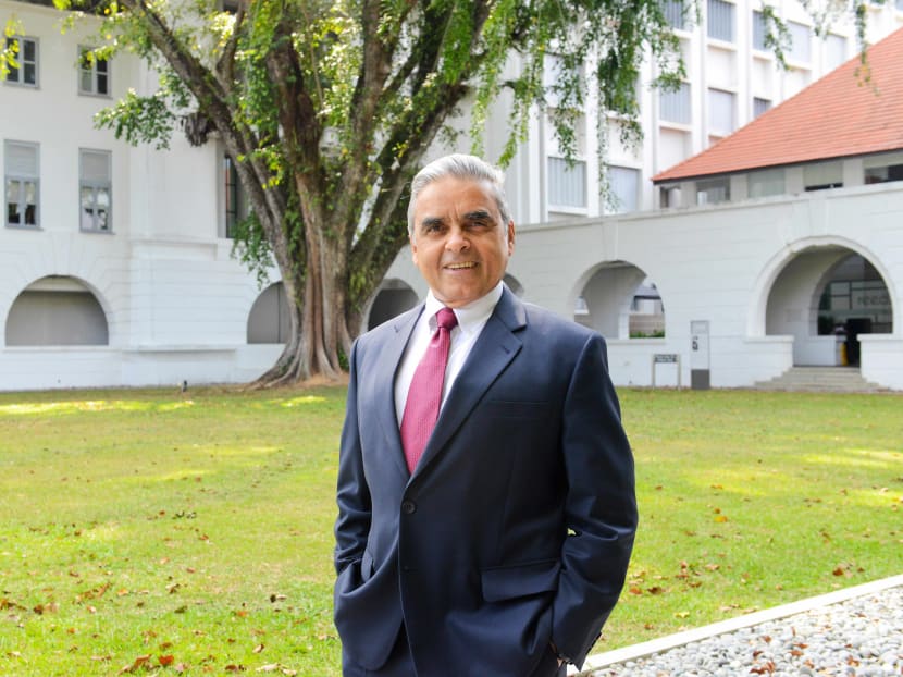 Professor Kishore Mahbubani, 69, will step down as dean of the Lee Kuan Yew School of Public Policy (LKYSPP) at the end of the year. Photo: Lee Kuan Yew School of Public Policy at NUS.