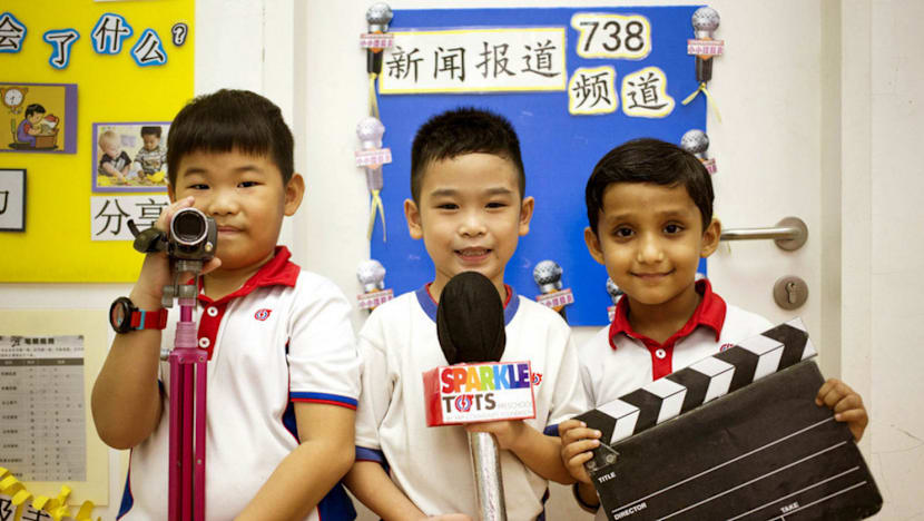 Reporter roles get pre-schoolers keen on language, news
