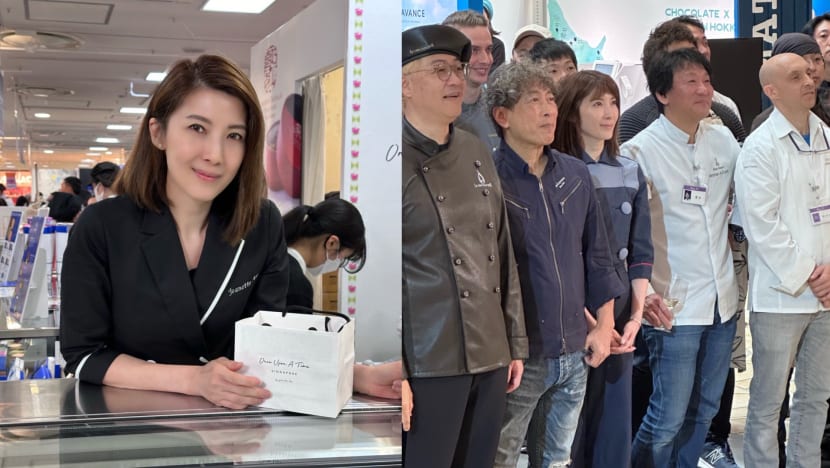 Jeanette Aw “Really Moved” By Singaporeans Who Specially Showed Up To Support Her Chocolate Pop-Up Booths In Japan 