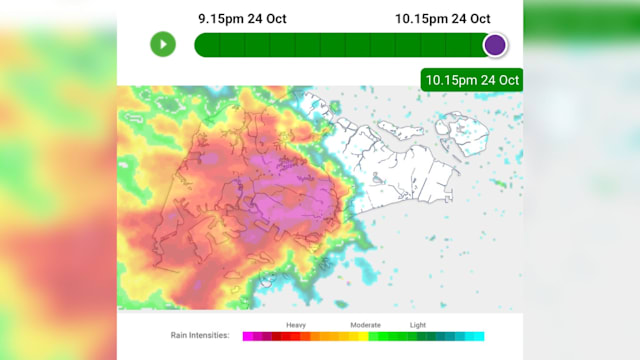 气象署发布大雨预警