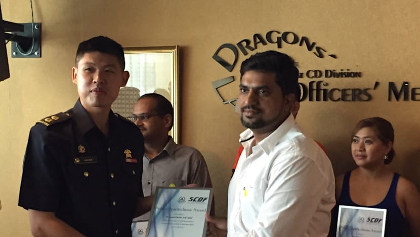 16 honoured for rescuing man pinned under trailer truck