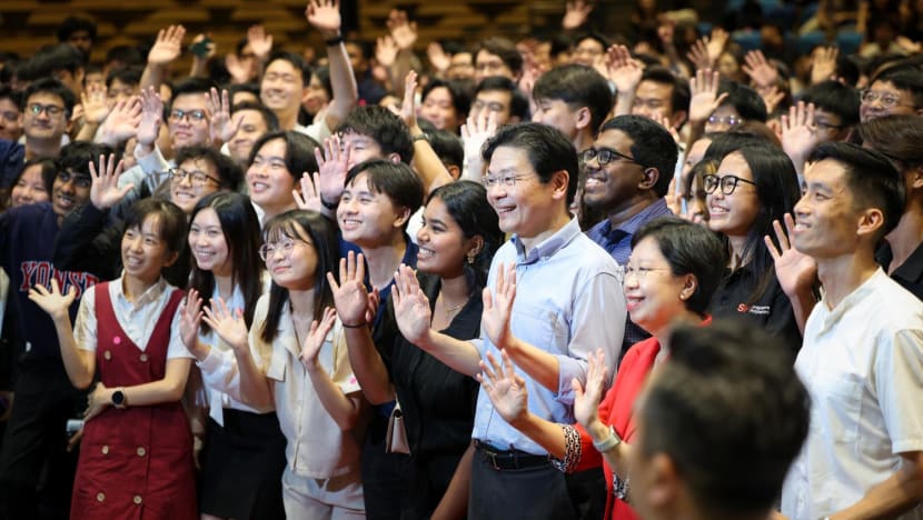 ‘Look within yourself, don’t compare with others’, Lawrence Wong urges young S’poreans in first youth engagement as PM