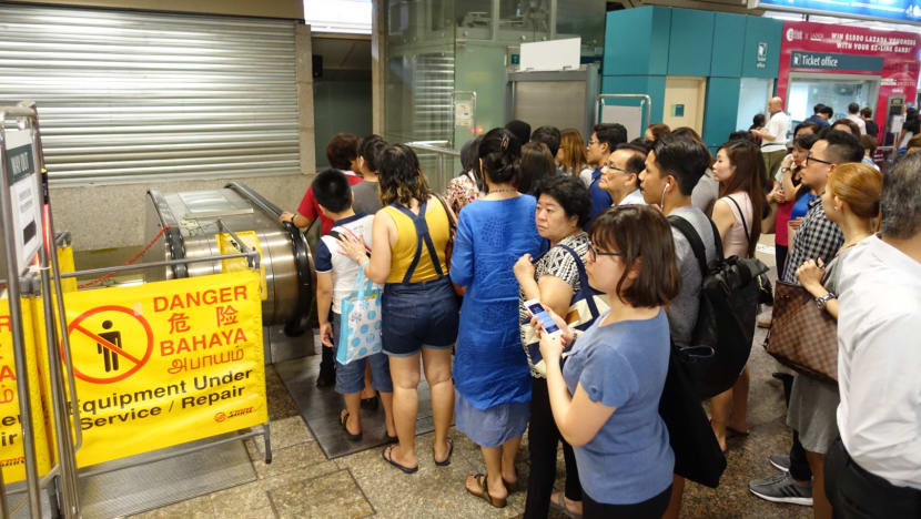 Smoke from escalator at Ang Mo Kio MRT Station could be due to ...