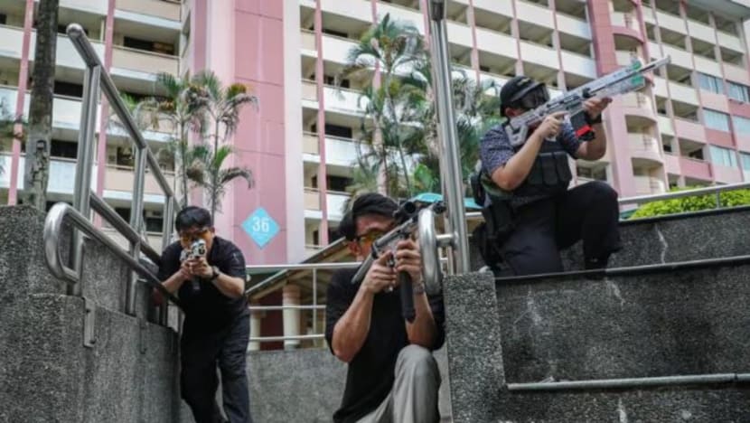 Permainan menembak di luar: Keluarga, penggemar SG makin tertarik dengan 'blaster' gel berbanding senapang Nerf 