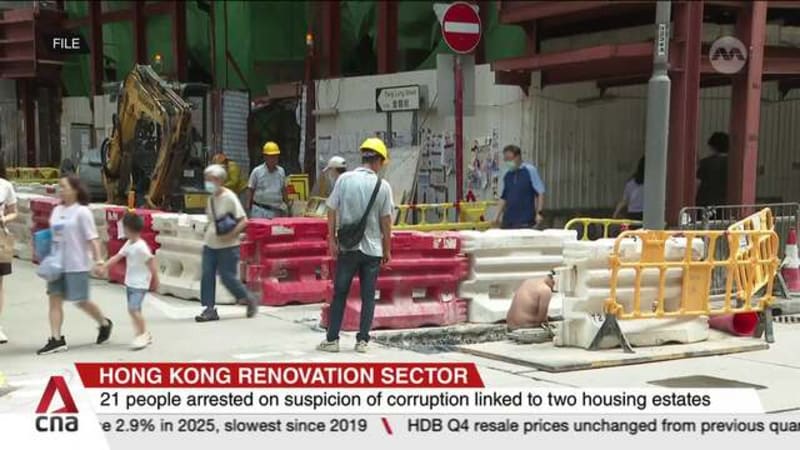 21 people arrested on suspicion of corruption after November’s deadly fire at a residential complex 