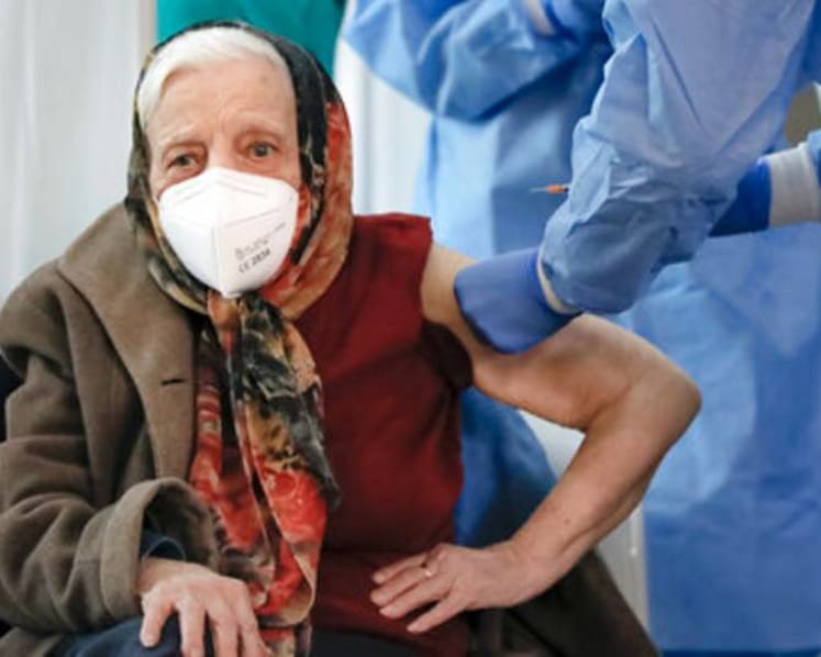 Romanian woman, 104, says vaccine 'only way' to end COVID-19 pandemic
