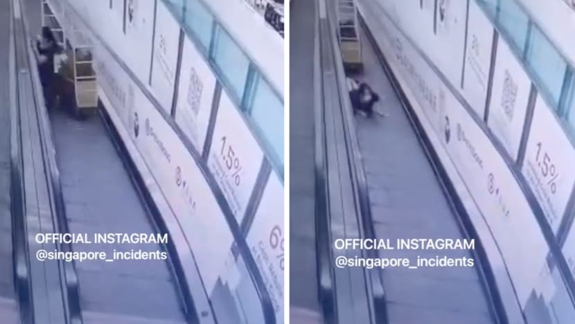 Sheng Siong to take preventative measures after 2 customers knocked down by trolley on travelator 