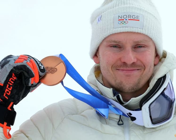 Alpine skiing-Kristoffersen sympathetic to teammate McGrath after slip-up gives him bronze