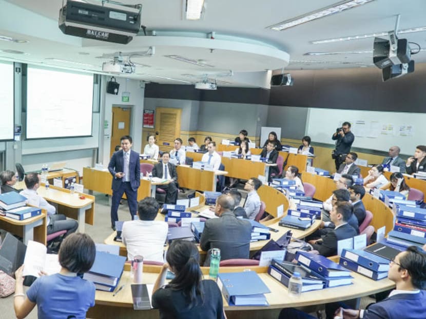 The government's move to expand the roles of Institutions of Higher Learning in Continuing Education and Training and the proposed reduction of funding for Master’s programmes by coursework at the autonomous universities could force a considered rethinking of the very purpose of education, the balance between individual choice and the state’s economic imperatives, and the connection between academic qualifications and access to various jobs and professions, says the author. Photo: NTU