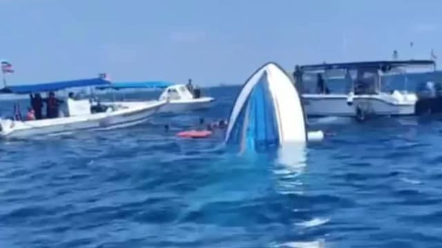 马国观光船意外翻覆 中国游客溺毙