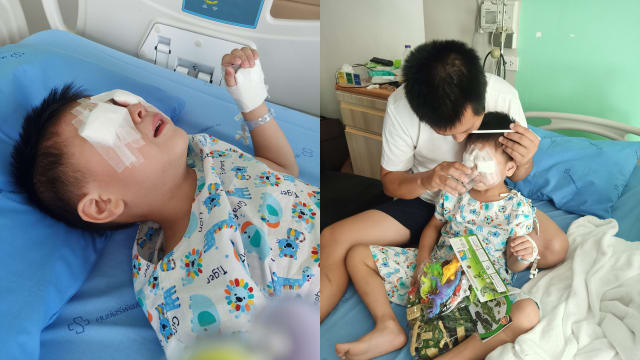 长期盯着手机看 泰三岁男童患弱视