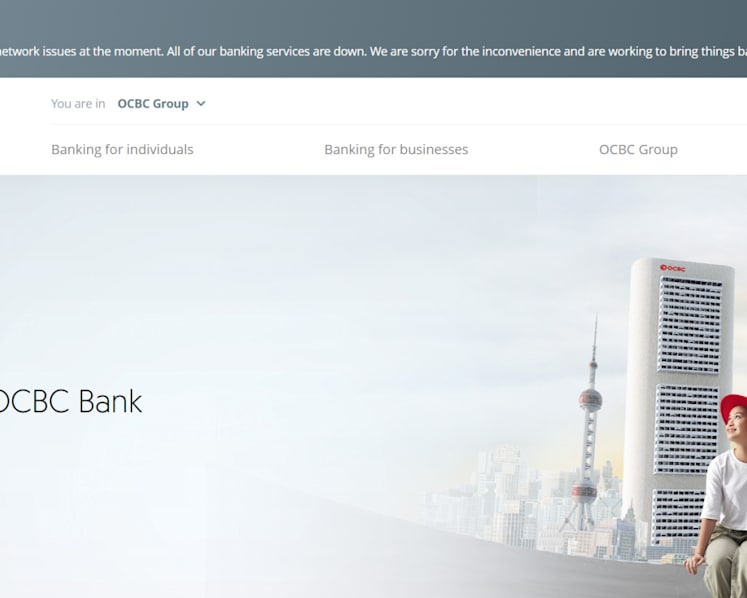 All OCBC banking services restored after morning outage