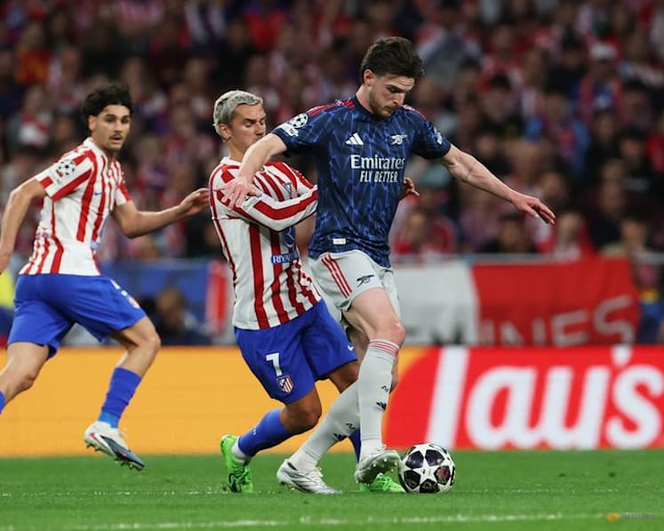 Griezmann tells Atletico to take second-half bite to Arsenal for return leg